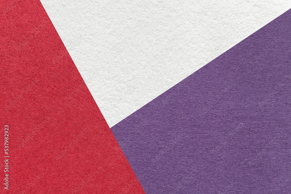 Texture of craft white, red and violet color paper background, macro. Vintage wine abstract cardboard with gradient. Texture of craft white, red and violet color paper background, macro. Vintage wine abstract cardboard with gradient.