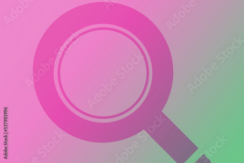 abstract background with magnifying glass design