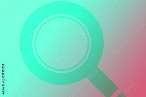 abstract background with magnifying glass design