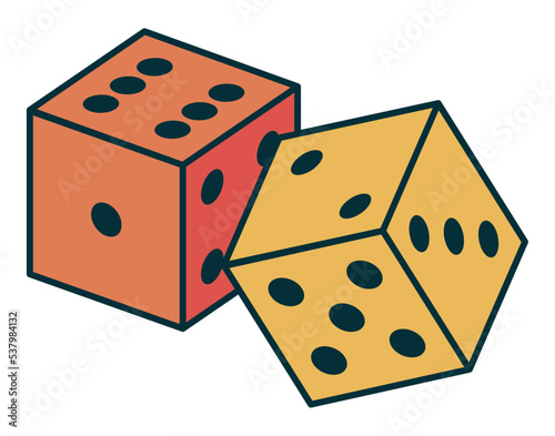 dices game retro style