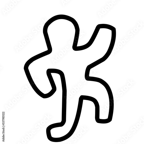 corpse outline
