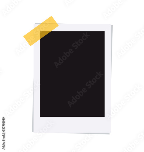 empty photo frame illustration