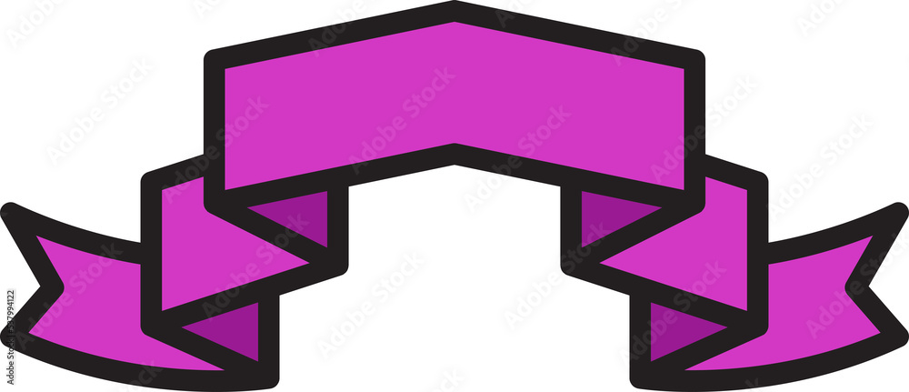 Fototapeta premium ribbon banner illustration