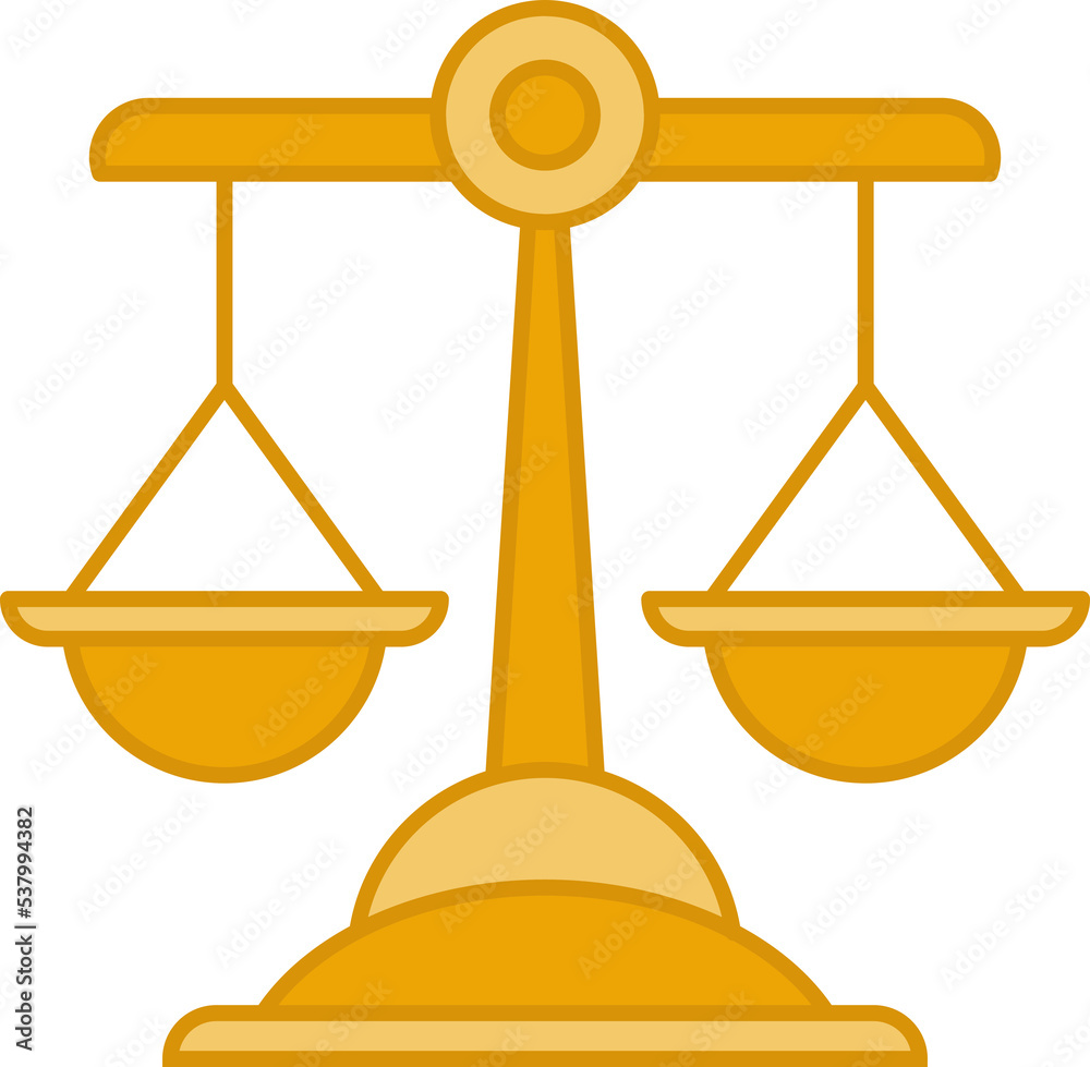 libra and balance scales icon