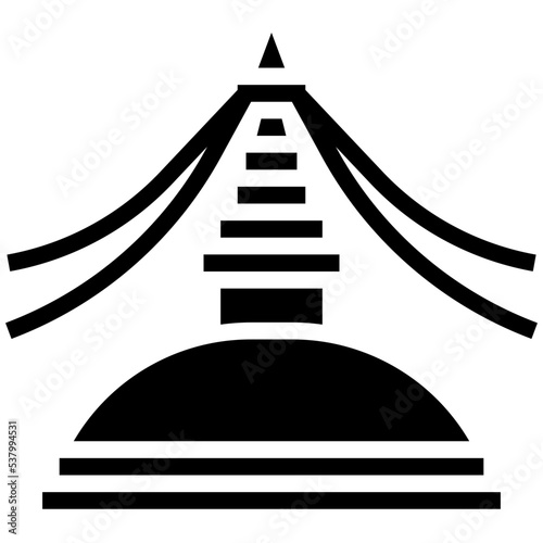 NEPAL glyph icon