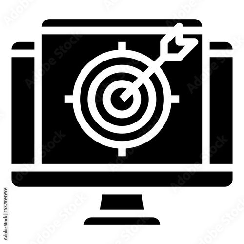 CONTEXTUAL ADVERTISING glyph icon