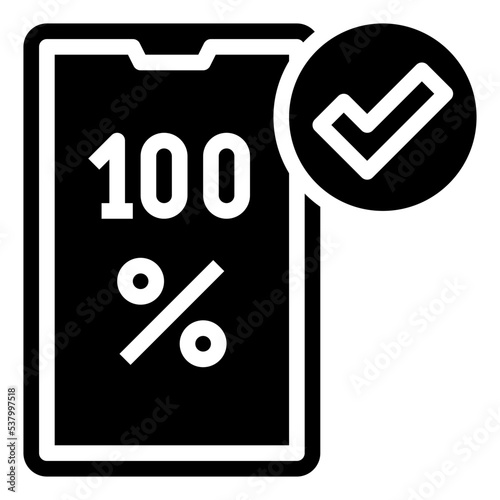 COMPLETE glyph icon
