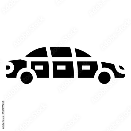 LIMOUSINE glyph icon