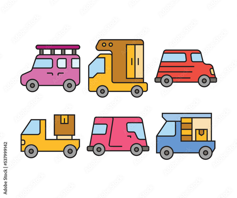 car and transportation icons vector illustration