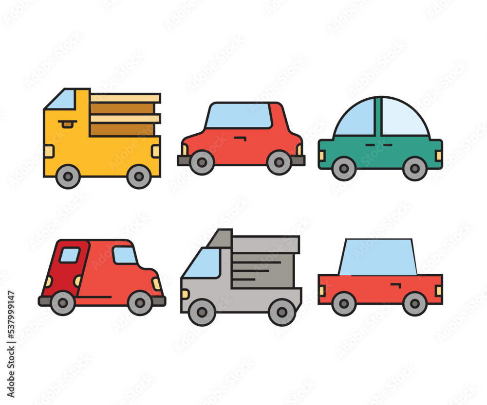 car and transportation icons vector illustration car and transportation icons vector illustration