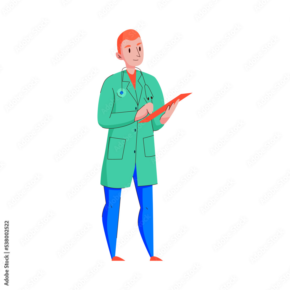 Doctor Flat Illustration