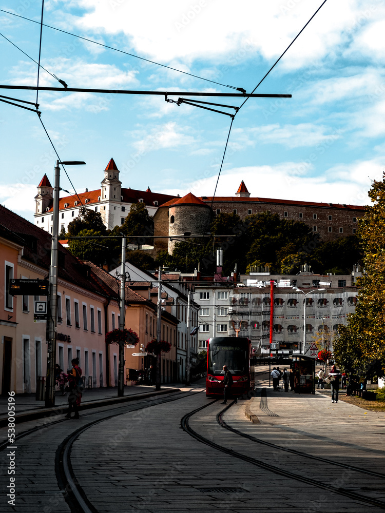 Obraz premium tram in the city
