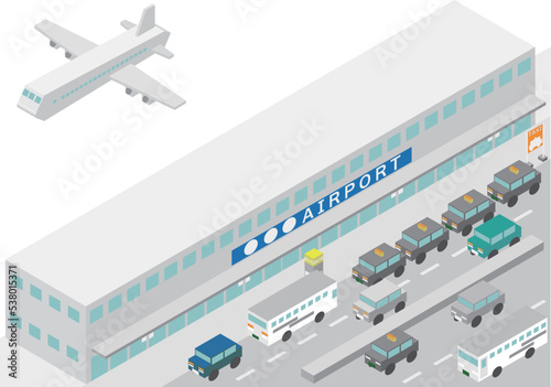 アイソメトリックな空港