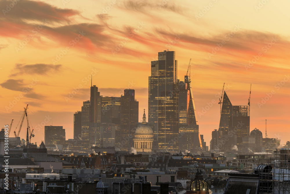 London Skyline at Dawn