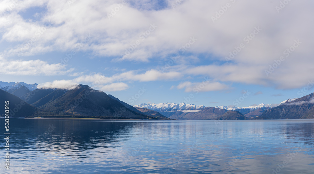 Queenstown Snowy Tipped Mountains in New Zealand Queenstown Snowy Tipped Mountains in New Zealand