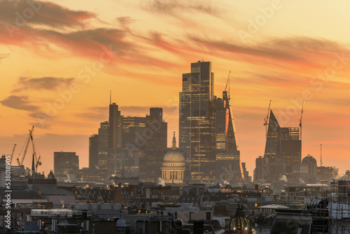 London Skyline at Dawn © Wayne H