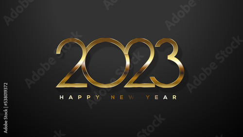 2023 Happy New Year Greeting Card