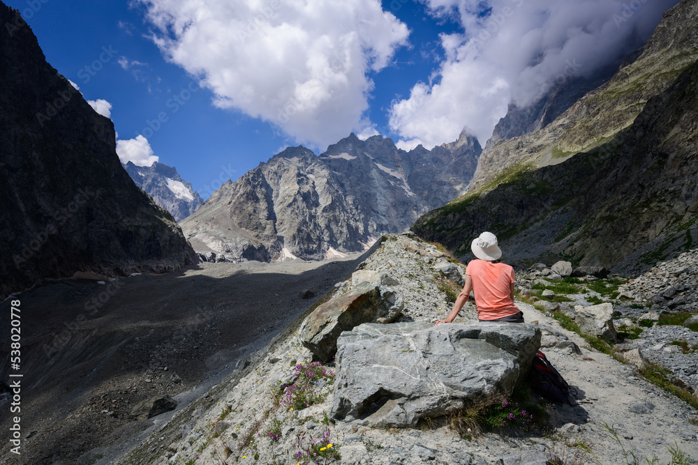 Fototapeta premium Le glacier noir
