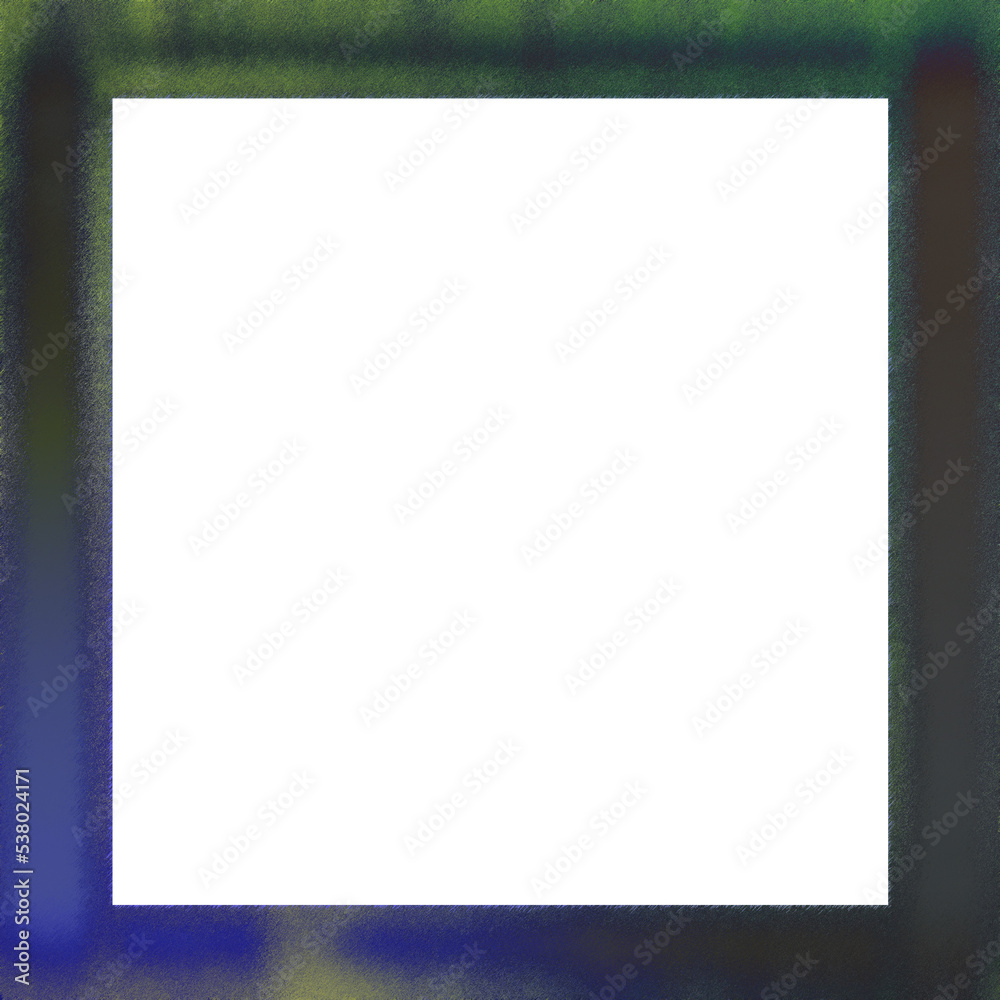 Abstract transparent glitch art border element. Abstract transparent glitch art border element.