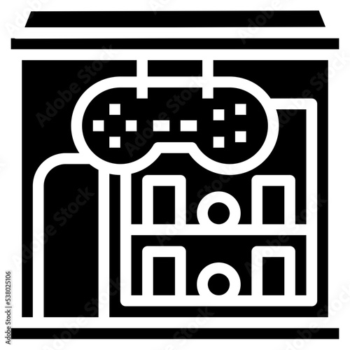 Game shop icon symbol element