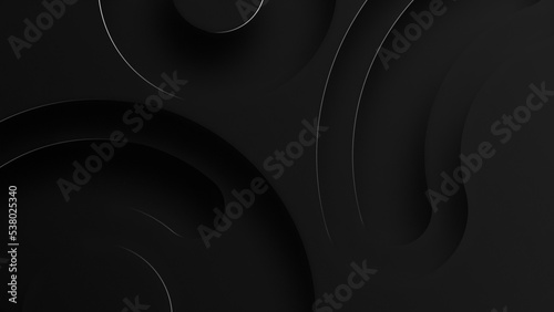 3D rendering abstract simple minimalist background in style material design