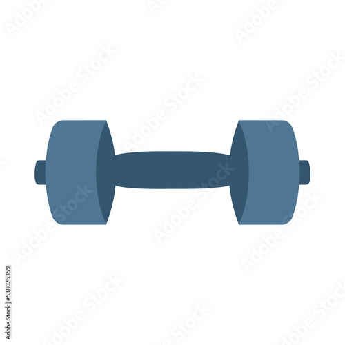 dumbbell isolated on white