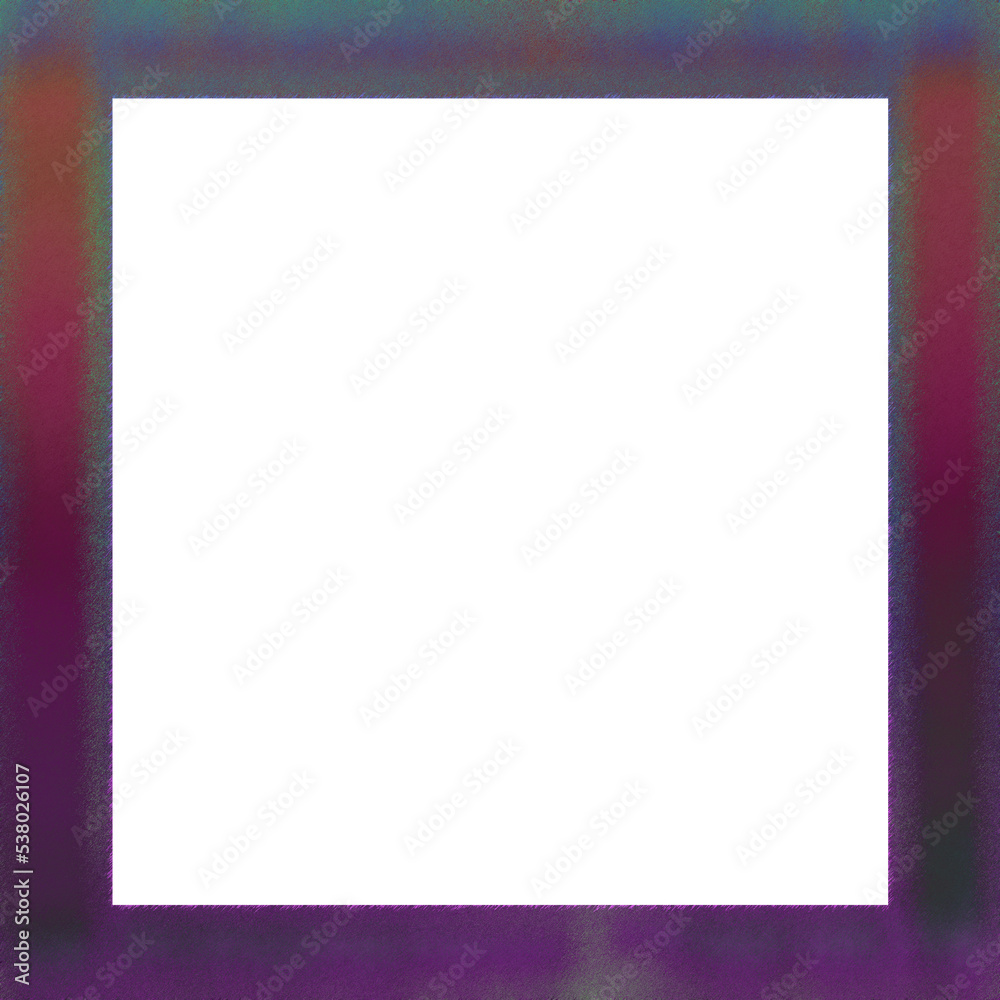 Abstract transparent glitch art border element. Abstract transparent glitch art border element.