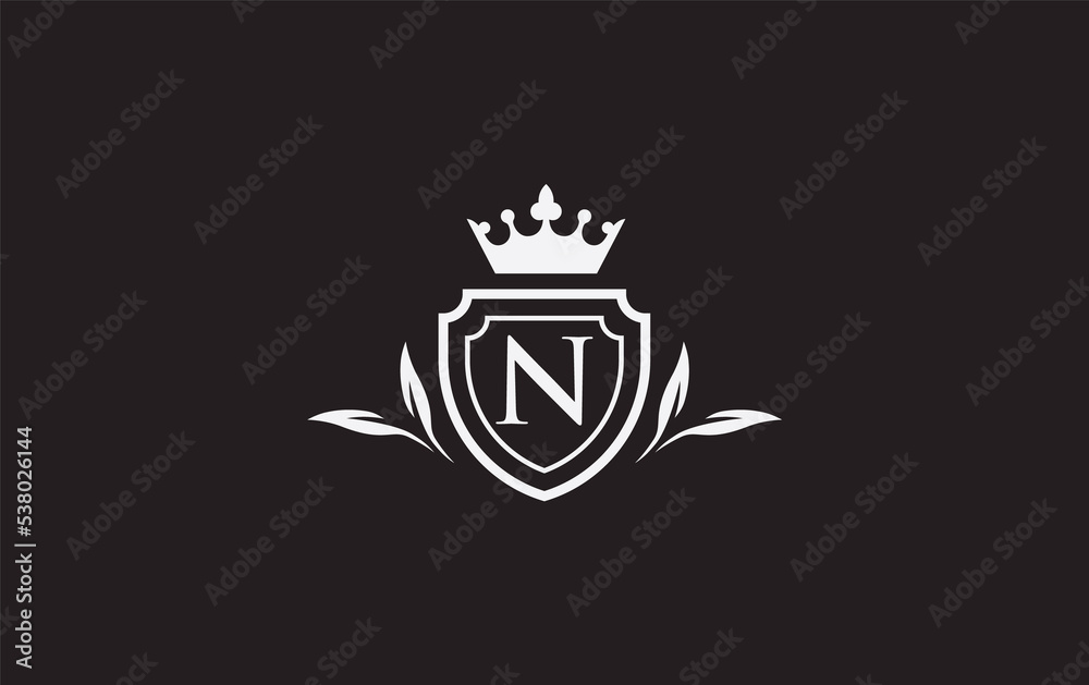 Crown and shield icon and royal luxury symbol image. King and queen abstract geometric logo with the letters Crown and shield icon and royal luxury symbol image. King and queen abstract geometric logo with the letters
