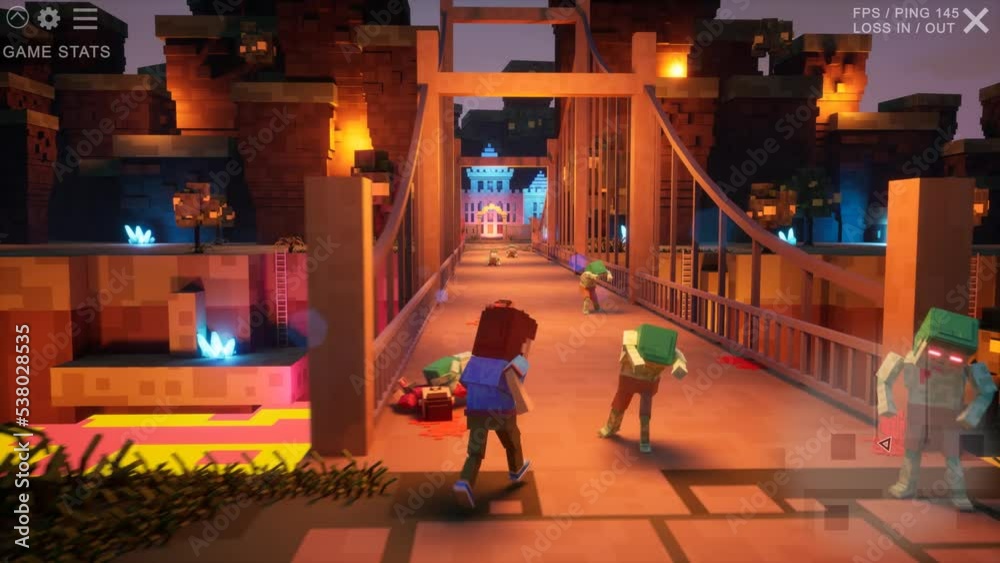 Voxel Metaverse Video Game