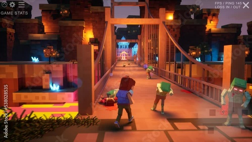 Voxel Metaverse Video Game