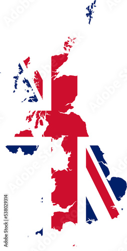 United Kingdom Map Flag. UK Border Boundary Country Shape Nation National Outline Atlas Union Jack Flag Sign Symbol Banner. Great Britain Transparent PNG. British Flattened JPG. Brit Flat JPEG