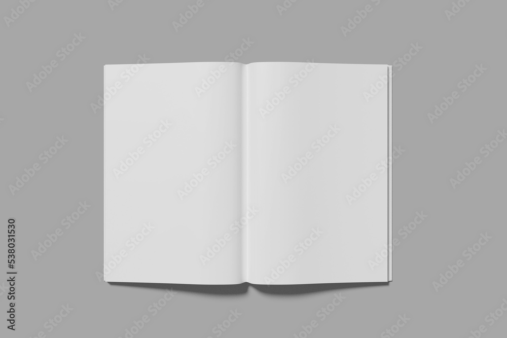 A4 Magazine Blank Mockup A4 Magazine Blank Mockup