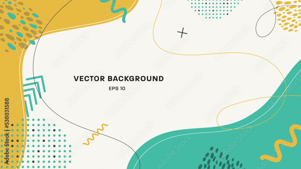 Vector abstract colorful background template.