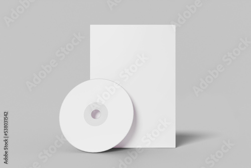 Photography Software Box & DVD Blank Mockup