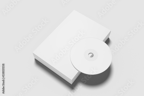 Software Box & DVD Blank Mockup