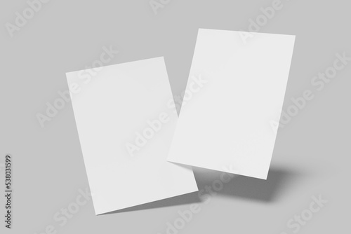 A4 Flyer Blank Mockup