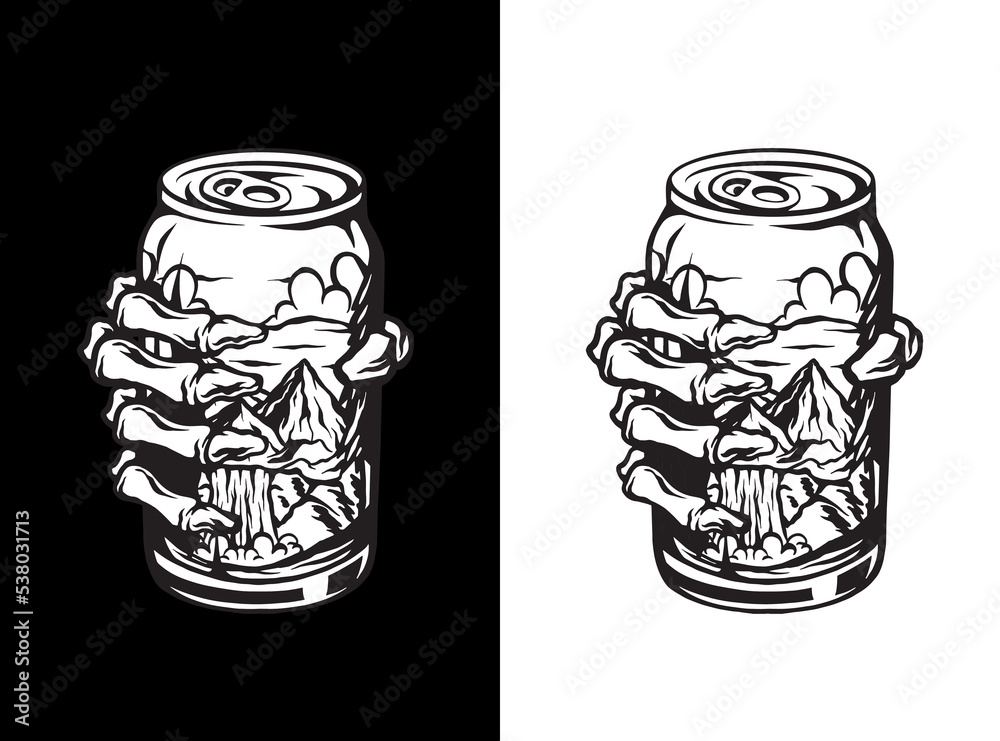 hand drawn vector illustration of a bottle of beer hand drawn vector illustration of a bottle of beer