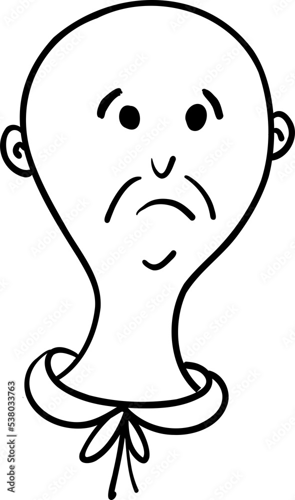 Hairless sad woman head. Bold female health. Art line no hair simple girl portrait. Mental health. Black and white people illustration
Hairless sad woman head. Bold female health. Art line no hair simple girl portrait. Mental health. Black and white people illustration