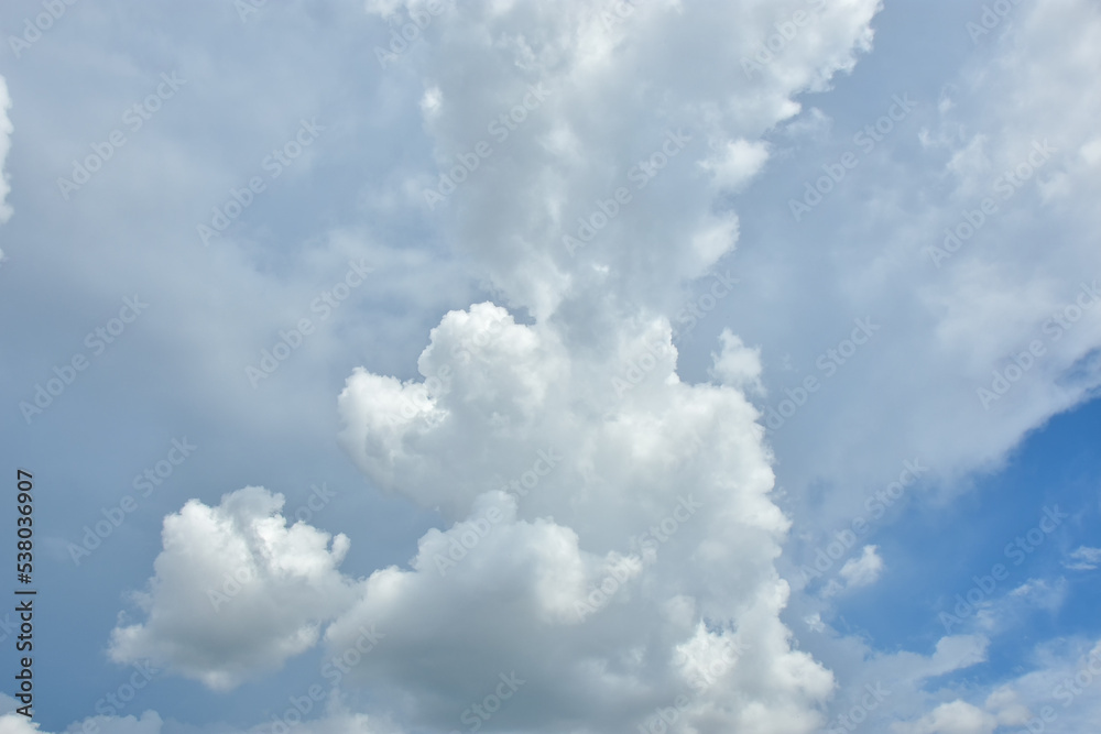 White clouds against blue sky for a backgrounds. White clouds against blue sky for a backgrounds.