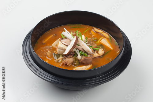 brisket doenjang jjigae, doenjang jjigae, doenjang jjigae, doenjang jjigae, doenjang, beef, tofu, vegetables, vegetables, Korean food, food, food, ingredients,차돌된장찌개,  된장찌개 ,차돌박이, 찌개 ,된장 ,소고기, 두부 ,야채, photo