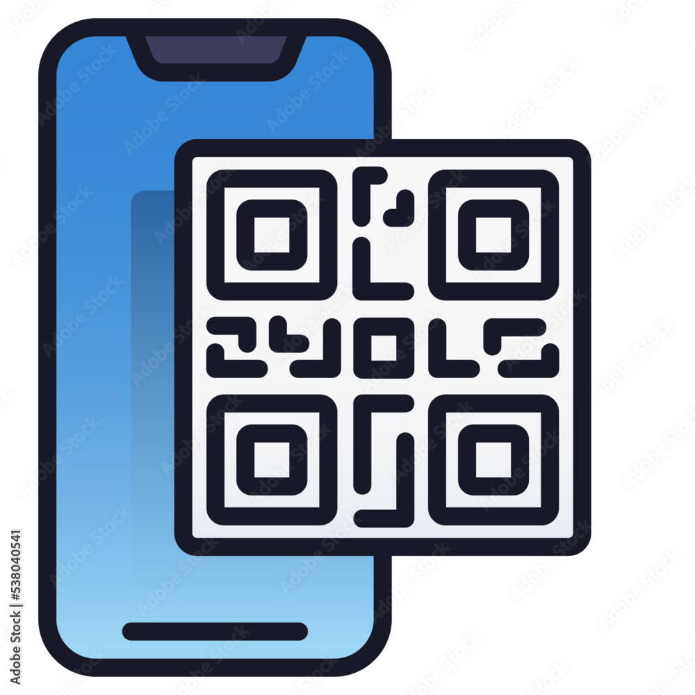 mobile qr code icon mobile qr code icon