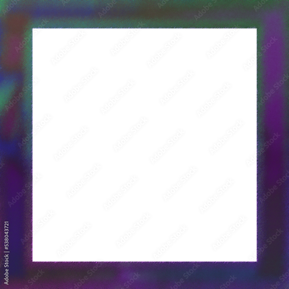 Abstract transparent glitch art border element. Abstract transparent glitch art border element.