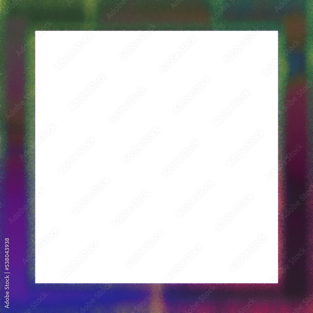 Abstract transparent glitch art border element. Abstract transparent glitch art border element.