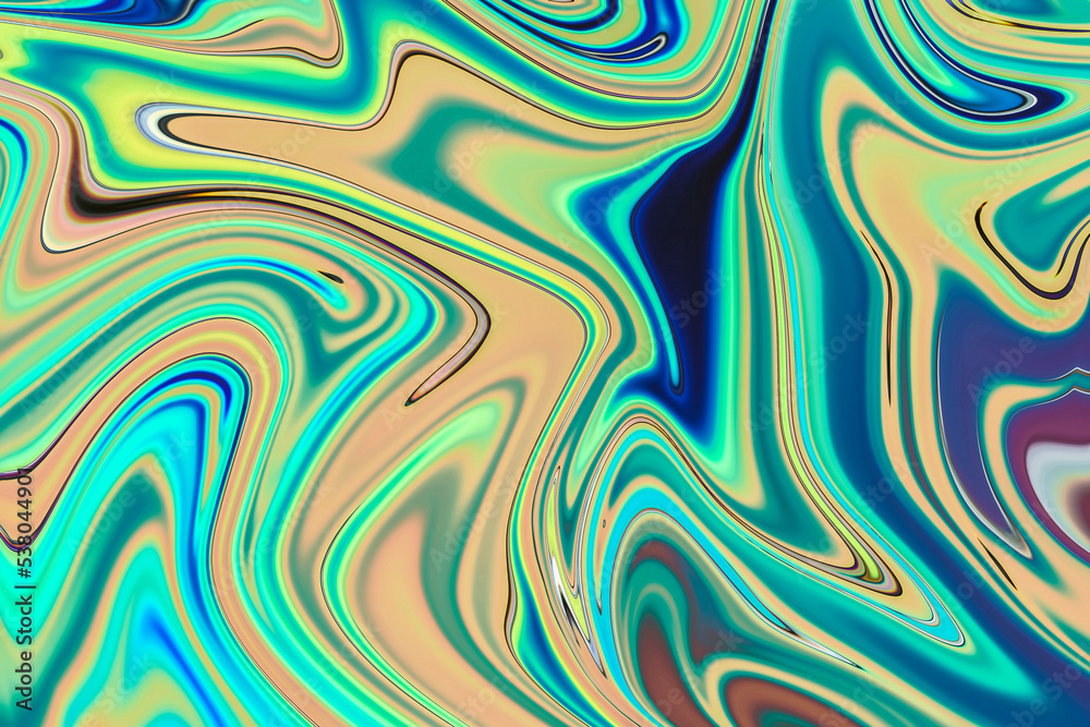 Abstract liquid colorful background. Can be used as wallpaper