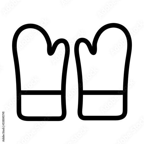 kitchen gloves icon