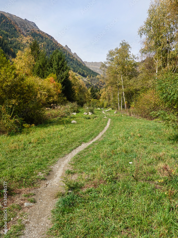 Herbstwanderung bei Naturns in Südtirol