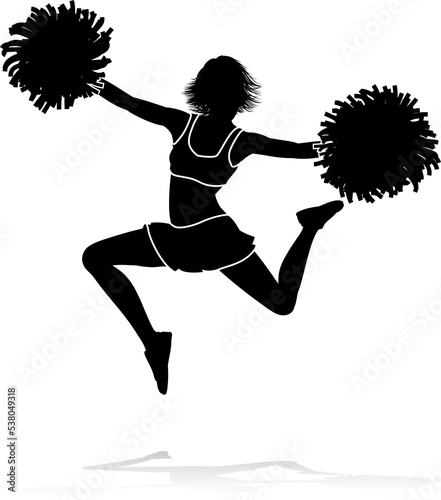 Cheerleader Silhouette