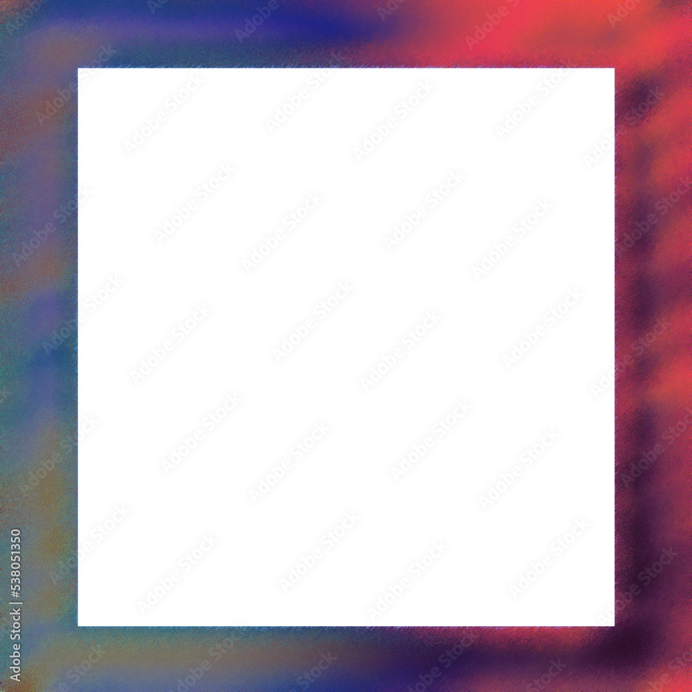 Abstract transparent glitch art border element. Abstract transparent glitch art border element.