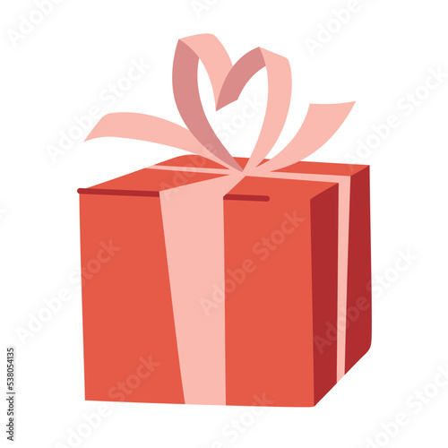 Gift. Gift box for the celebration. Vector image.