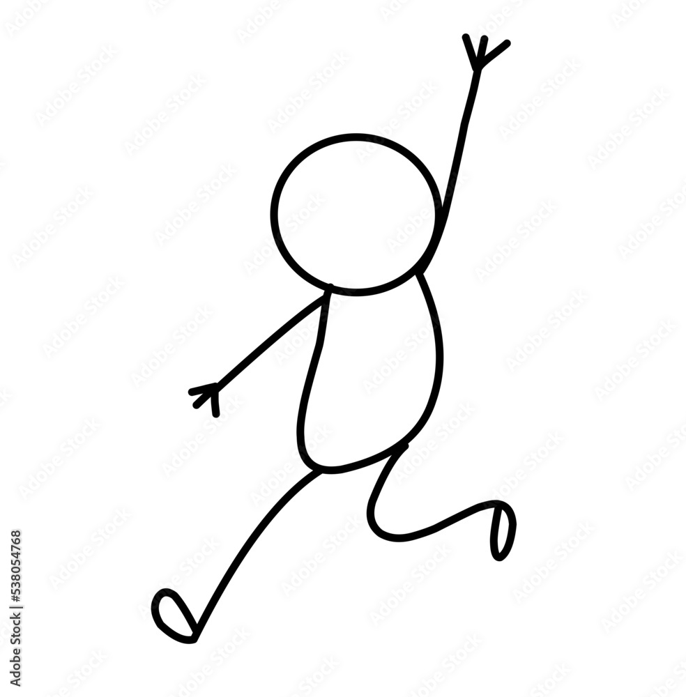 Fototapeta premium Doodles people doing Activities